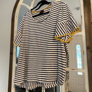 High low decorative top